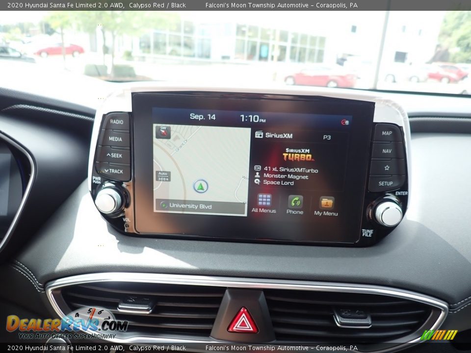 2020 Hyundai Santa Fe Limited 2.0 AWD Calypso Red / Black Photo #14