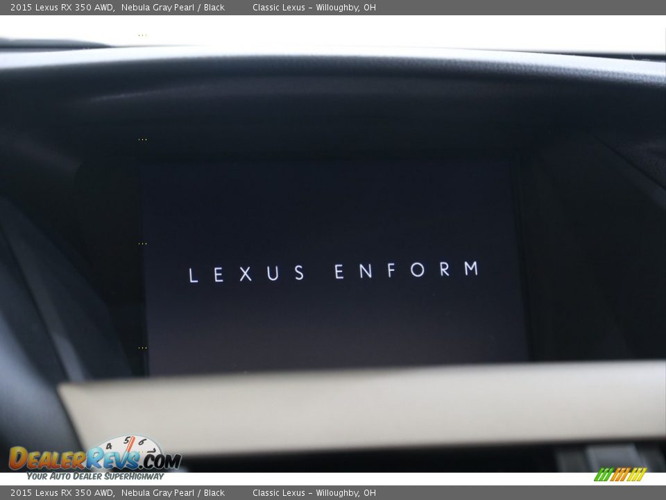 2015 Lexus RX 350 AWD Nebula Gray Pearl / Black Photo #11