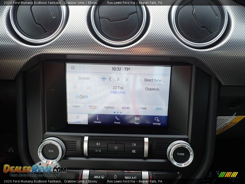 Controls of 2020 Ford Mustang EcoBoost Fastback Photo #16