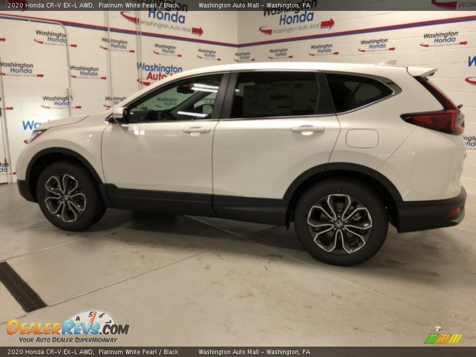 2020 Honda CR-V EX-L AWD Platinum White Pearl / Black Photo #2