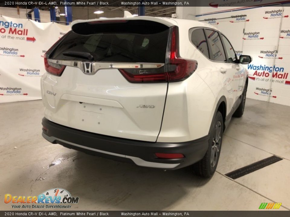 2020 Honda CR-V EX-L AWD Platinum White Pearl / Black Photo #3
