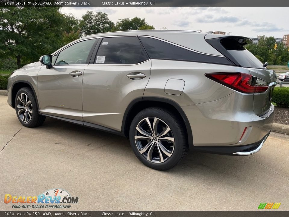 2020 Lexus RX 350L AWD Atomic Silver / Black Photo #3