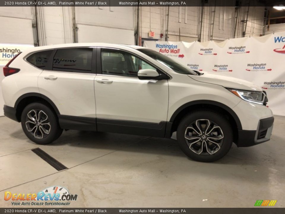 2020 Honda CR-V EX-L AWD Platinum White Pearl / Black Photo #4