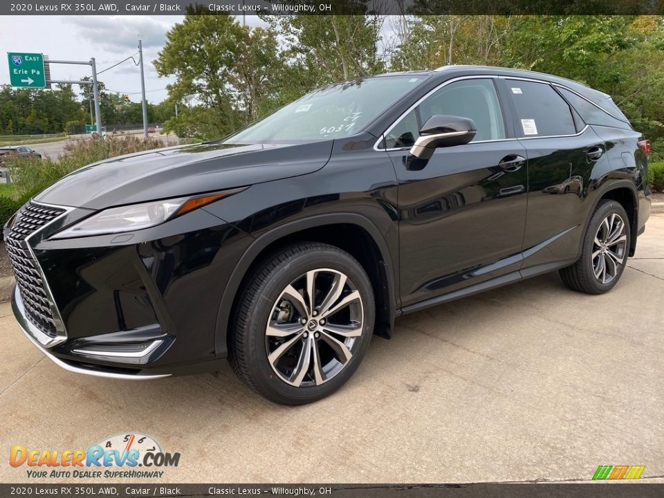 2020 Lexus RX 350L AWD Caviar / Black Photo #1