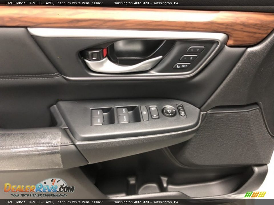 2020 Honda CR-V EX-L AWD Platinum White Pearl / Black Photo #8