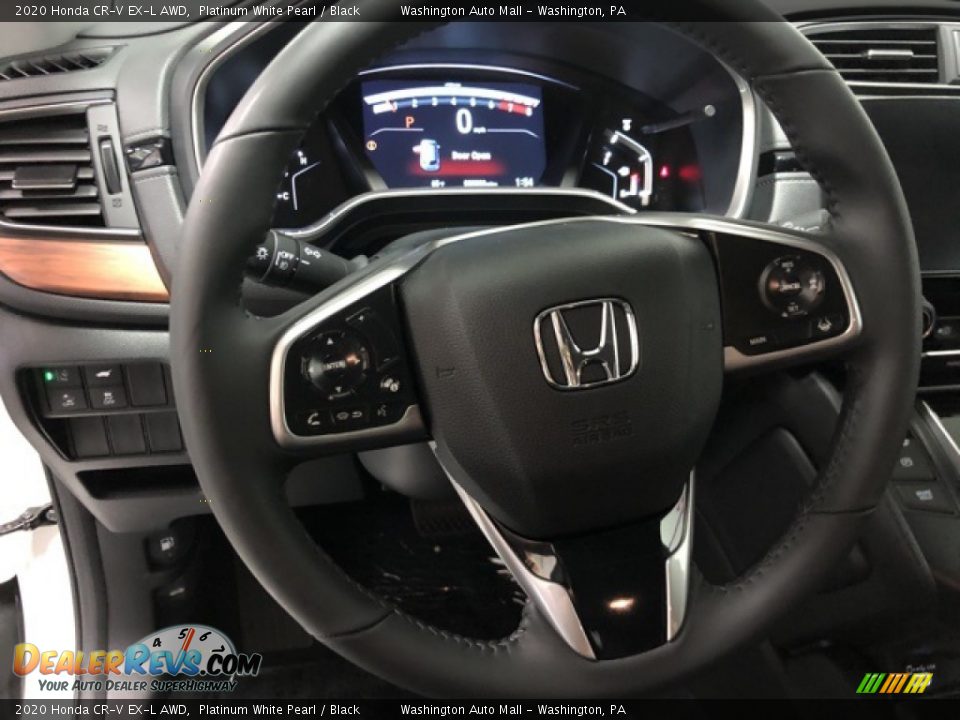 2020 Honda CR-V EX-L AWD Platinum White Pearl / Black Photo #10
