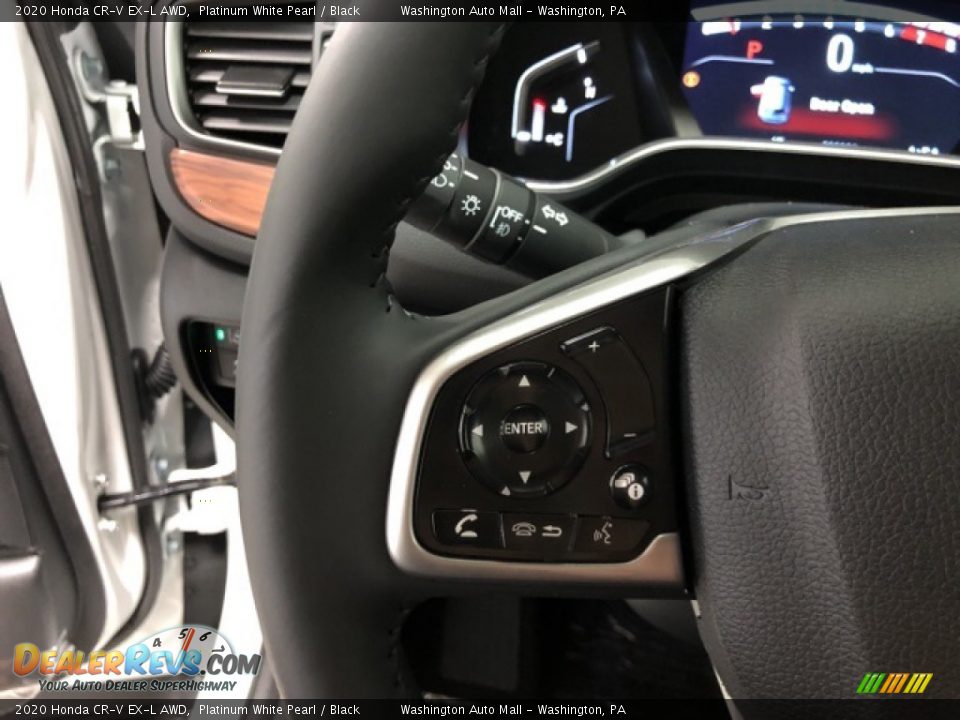 2020 Honda CR-V EX-L AWD Platinum White Pearl / Black Photo #11