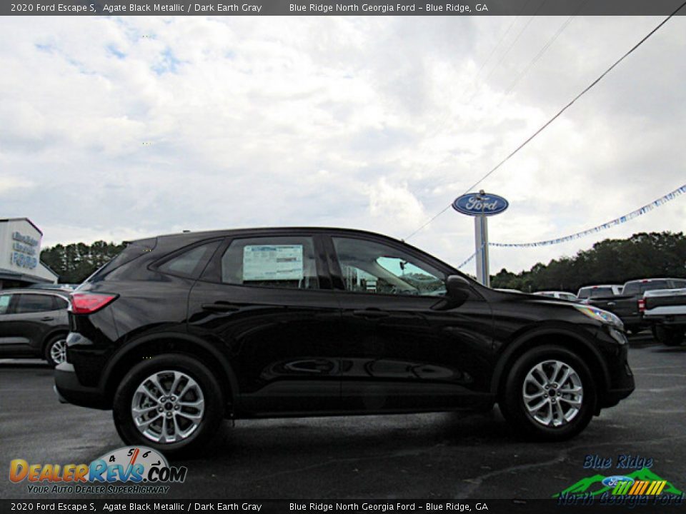 2020 Ford Escape S Agate Black Metallic / Dark Earth Gray Photo #6