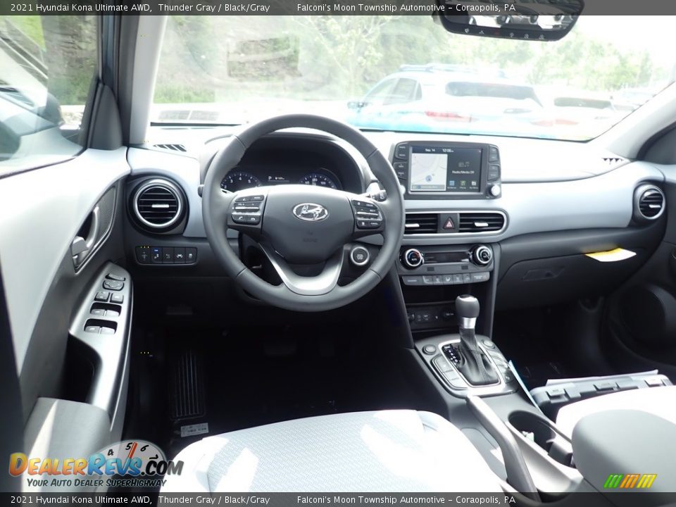 Dashboard of 2021 Hyundai Kona Ultimate AWD Photo #9