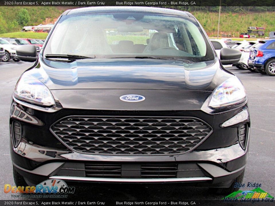 2020 Ford Escape S Agate Black Metallic / Dark Earth Gray Photo #8