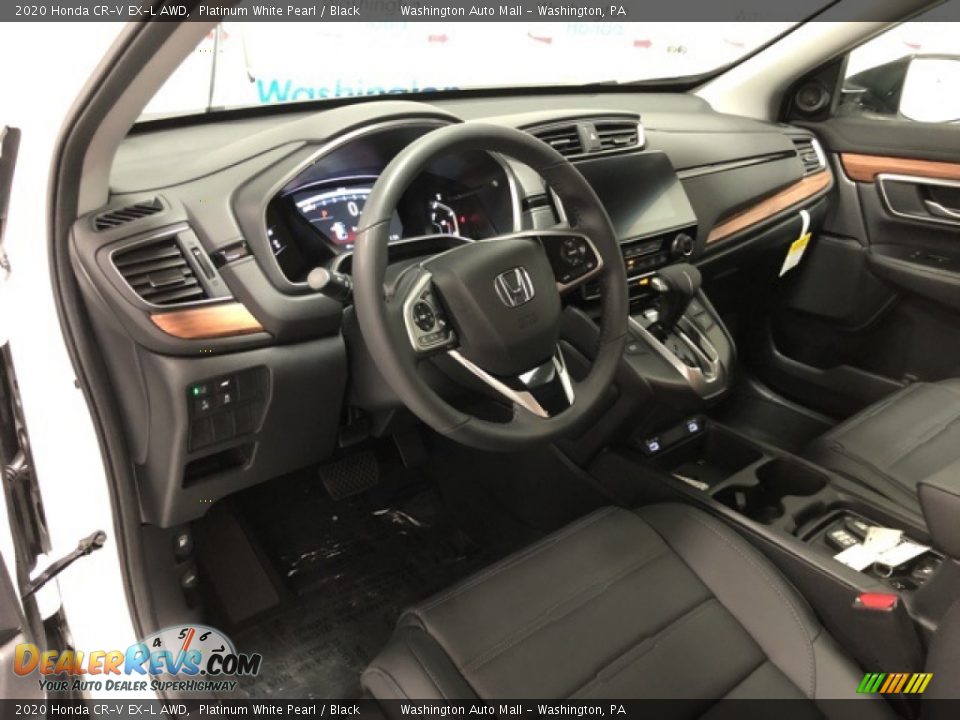 2020 Honda CR-V EX-L AWD Platinum White Pearl / Black Photo #14