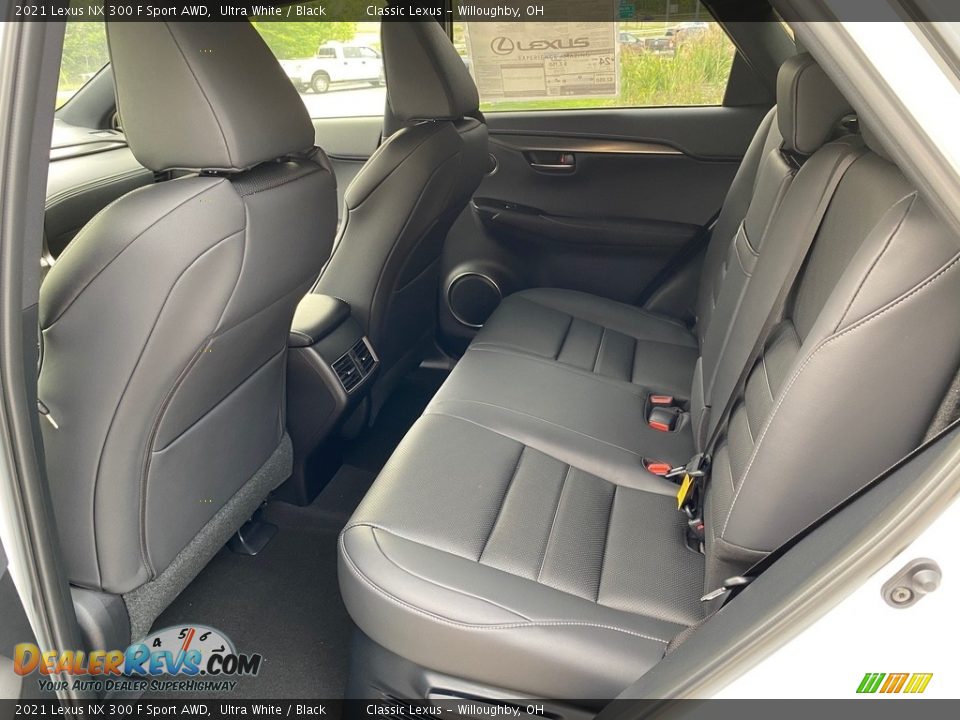 Rear Seat of 2021 Lexus NX 300 F Sport AWD Photo #3