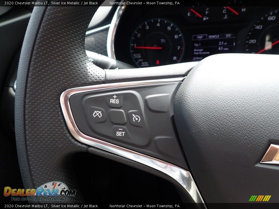 2020 Chevrolet Malibu LT Silver Ice Metallic / Jet Black Photo #20