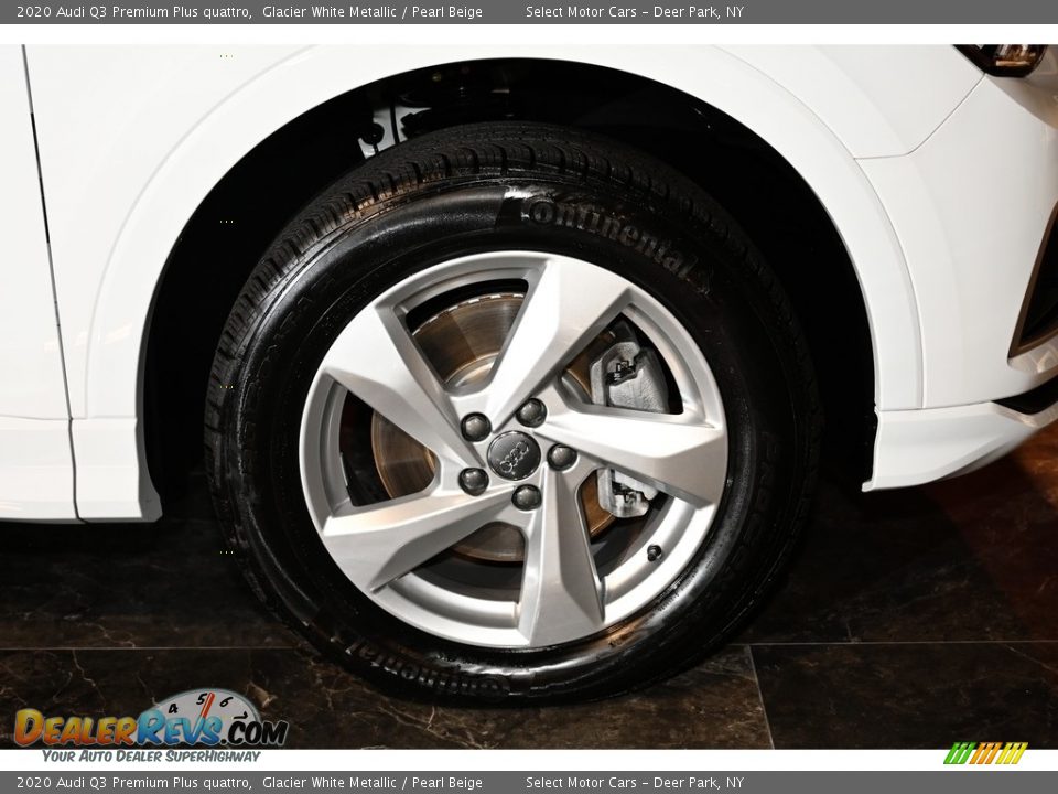 2020 Audi Q3 Premium Plus quattro Glacier White Metallic / Pearl Beige Photo #7