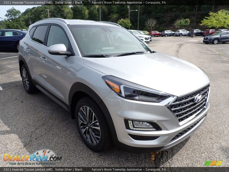 2021 Hyundai Tucson Limited AWD Stellar Silver / Black Photo #3