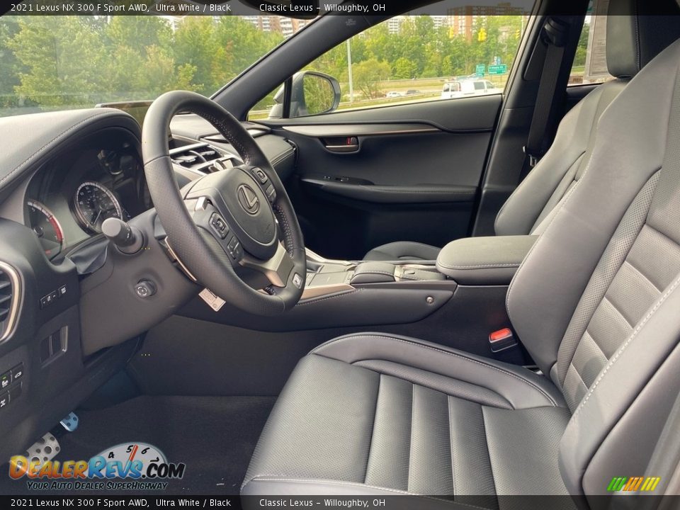 Black Interior - 2021 Lexus NX 300 F Sport AWD Photo #2