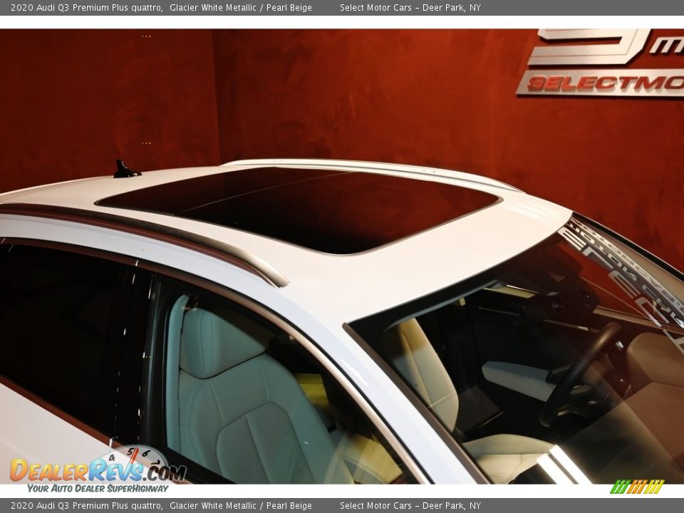 2020 Audi Q3 Premium Plus quattro Glacier White Metallic / Pearl Beige Photo #8