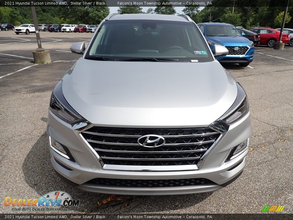 2021 Hyundai Tucson Limited AWD Stellar Silver / Black Photo #4