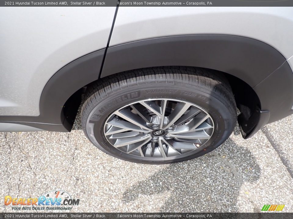 2021 Hyundai Tucson Limited AWD Stellar Silver / Black Photo #7