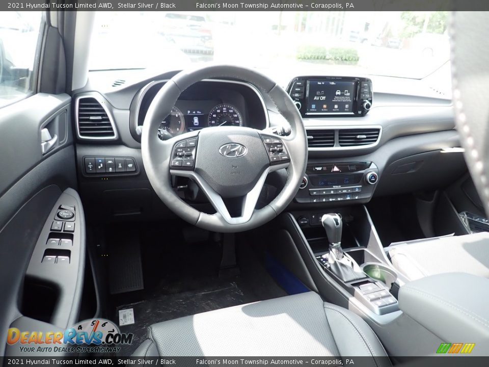 2021 Hyundai Tucson Limited AWD Stellar Silver / Black Photo #9