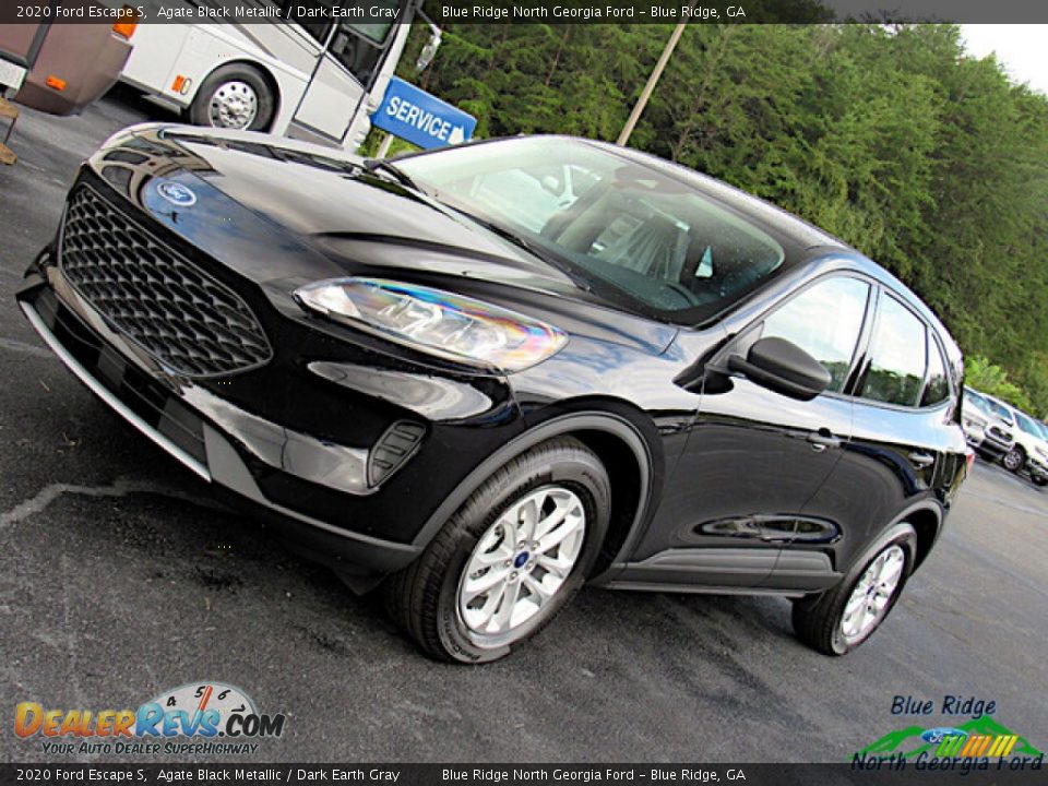 2020 Ford Escape S Agate Black Metallic / Dark Earth Gray Photo #23