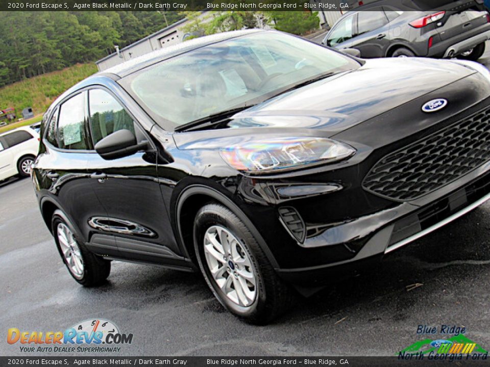 2020 Ford Escape S Agate Black Metallic / Dark Earth Gray Photo #24