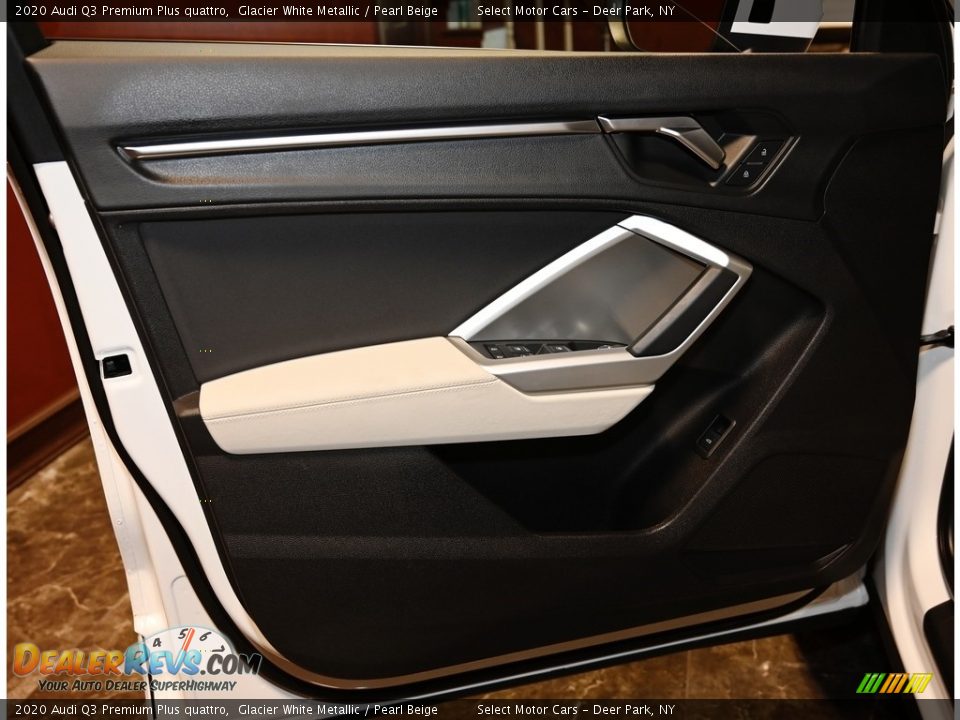 2020 Audi Q3 Premium Plus quattro Glacier White Metallic / Pearl Beige Photo #18