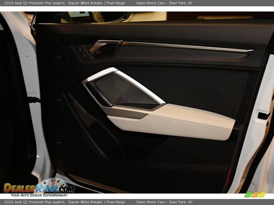 2020 Audi Q3 Premium Plus quattro Glacier White Metallic / Pearl Beige Photo #19
