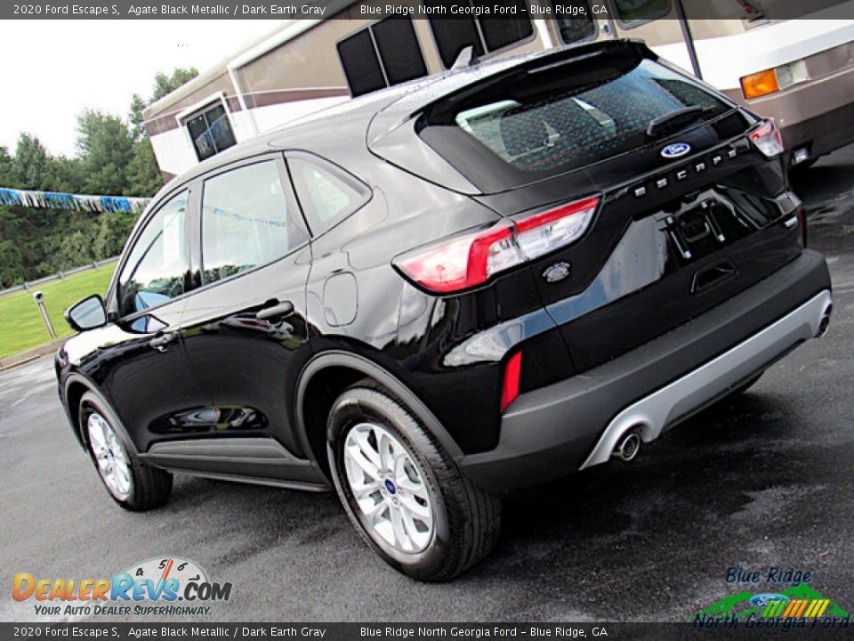 2020 Ford Escape S Agate Black Metallic / Dark Earth Gray Photo #26