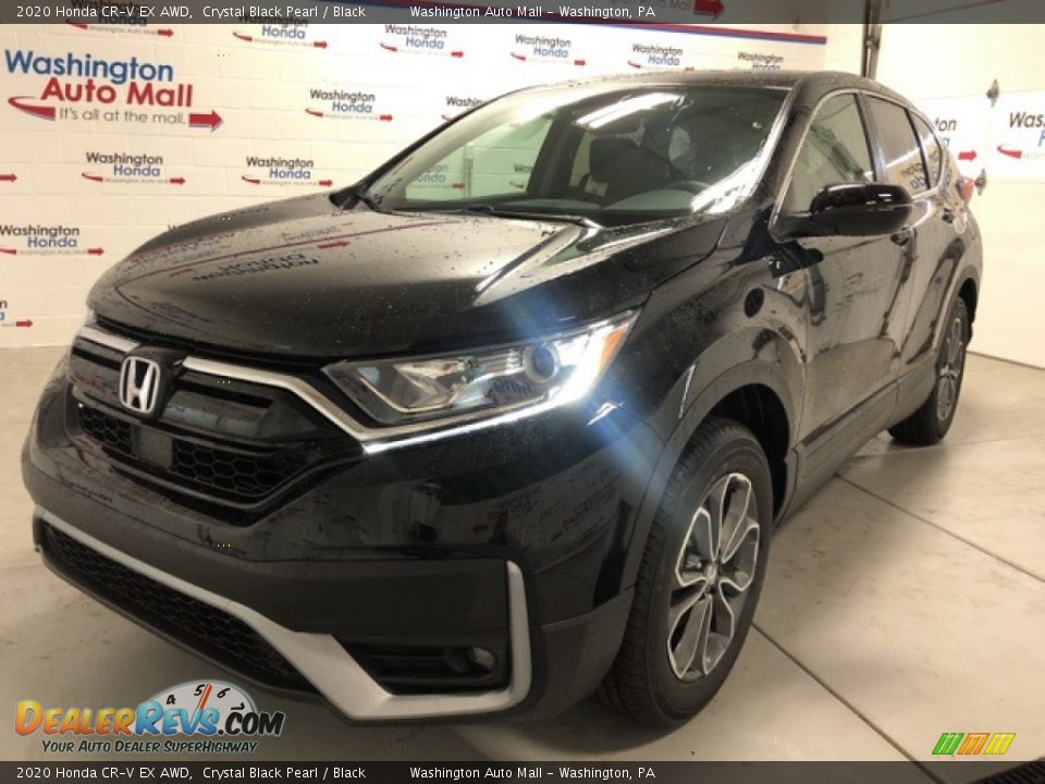2020 Honda CR-V EX AWD Crystal Black Pearl / Black Photo #1