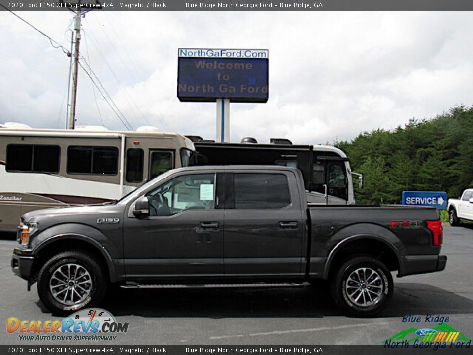 2020 Ford F150 XLT SuperCrew 4x4 Magnetic / Black Photo #2
