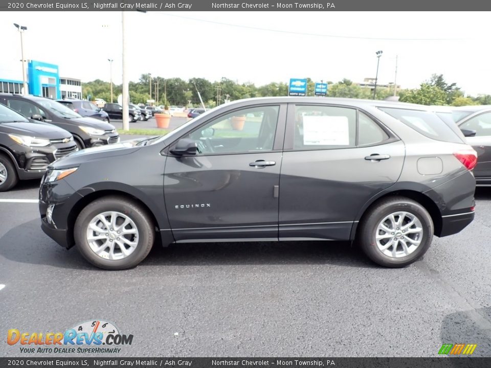 2020 Chevrolet Equinox LS Nightfall Gray Metallic / Ash Gray Photo #3