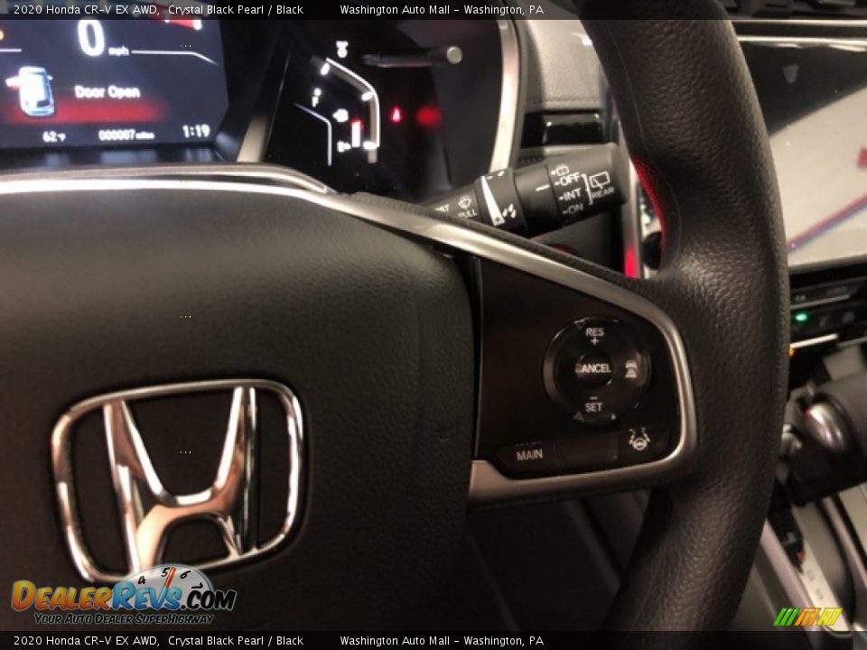 2020 Honda CR-V EX AWD Crystal Black Pearl / Black Photo #12
