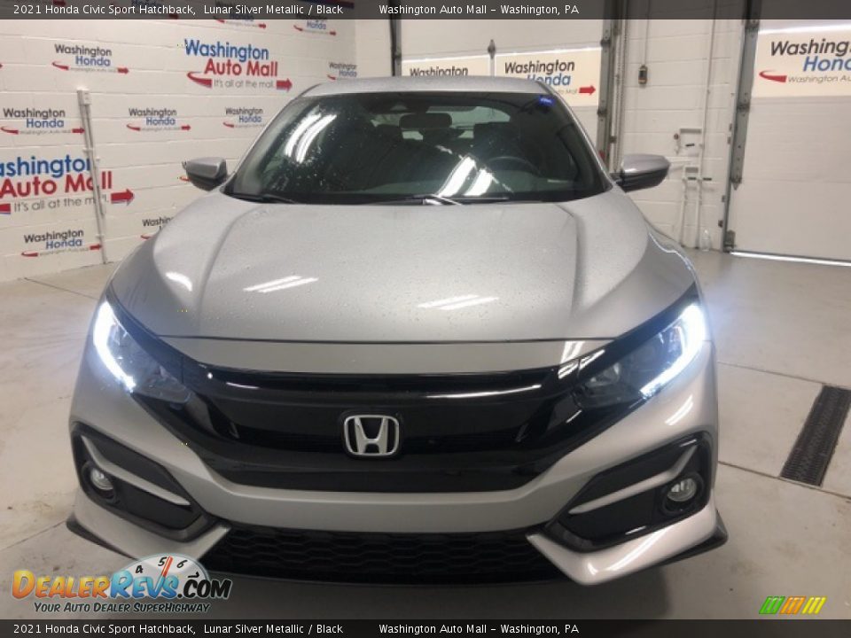 2021 Honda Civic Sport Hatchback Lunar Silver Metallic / Black Photo #5