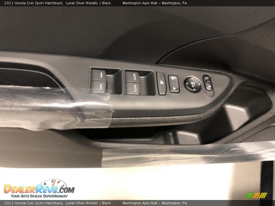 2021 Honda Civic Sport Hatchback Lunar Silver Metallic / Black Photo #8