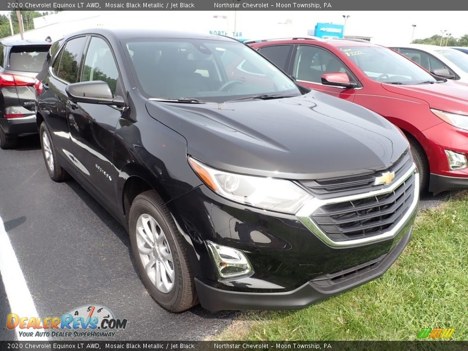 2020 Chevrolet Equinox LT AWD Mosaic Black Metallic / Jet Black Photo #7