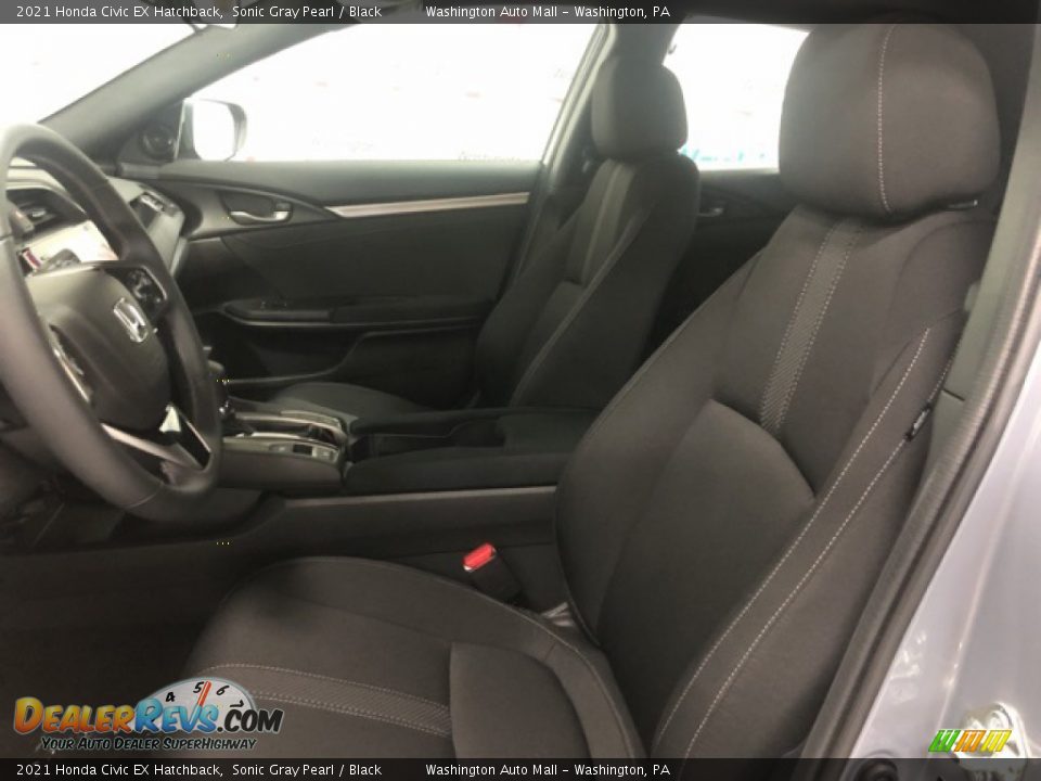 2021 Honda Civic EX Hatchback Sonic Gray Pearl / Black Photo #6