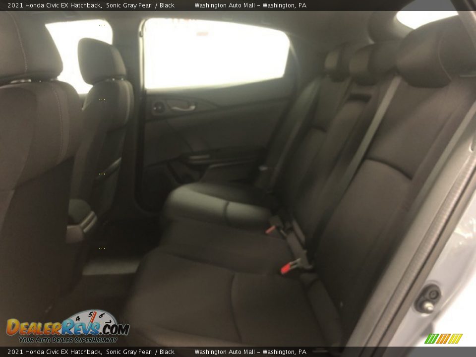 2021 Honda Civic EX Hatchback Sonic Gray Pearl / Black Photo #7
