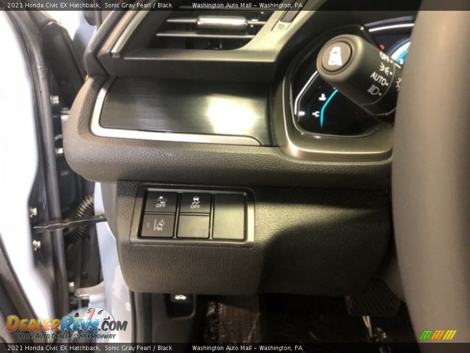 2021 Honda Civic EX Hatchback Sonic Gray Pearl / Black Photo #10