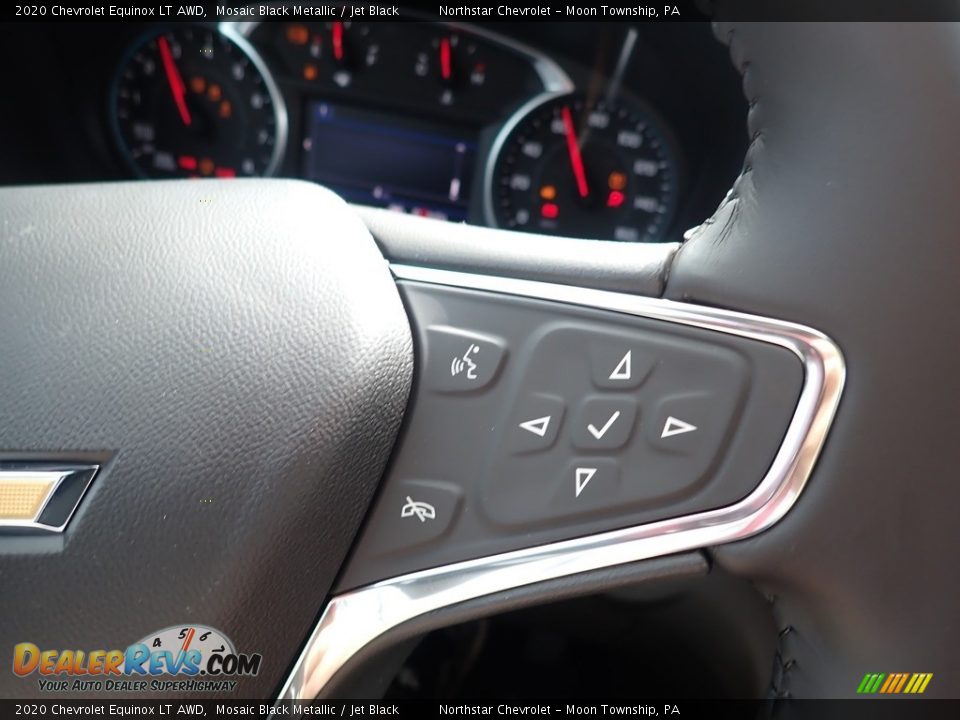 2020 Chevrolet Equinox LT AWD Mosaic Black Metallic / Jet Black Photo #16