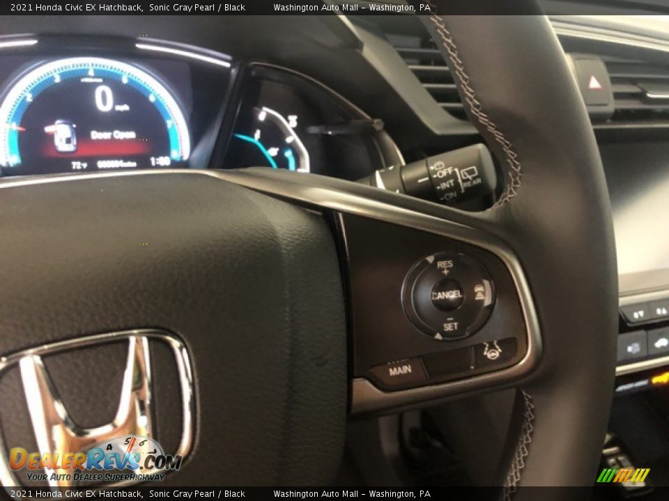 2021 Honda Civic EX Hatchback Steering Wheel Photo #13
