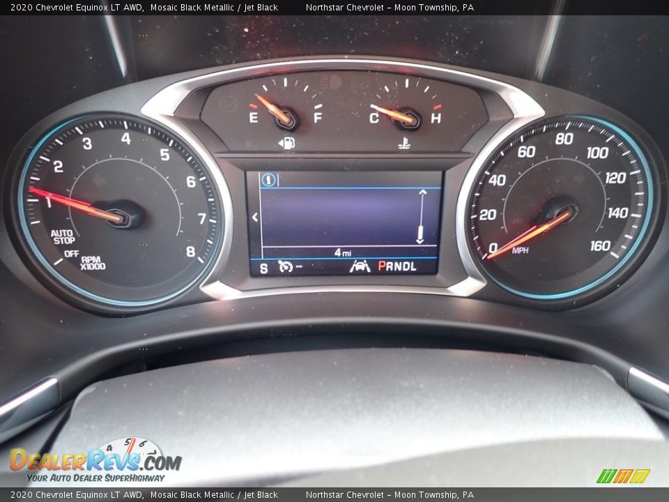 2020 Chevrolet Equinox LT AWD Mosaic Black Metallic / Jet Black Photo #19