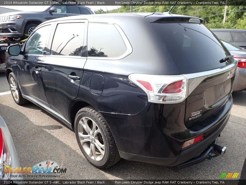 2014 Mitsubishi Outlander GT S-AWC Labrador Black Pearl / Black Photo #3