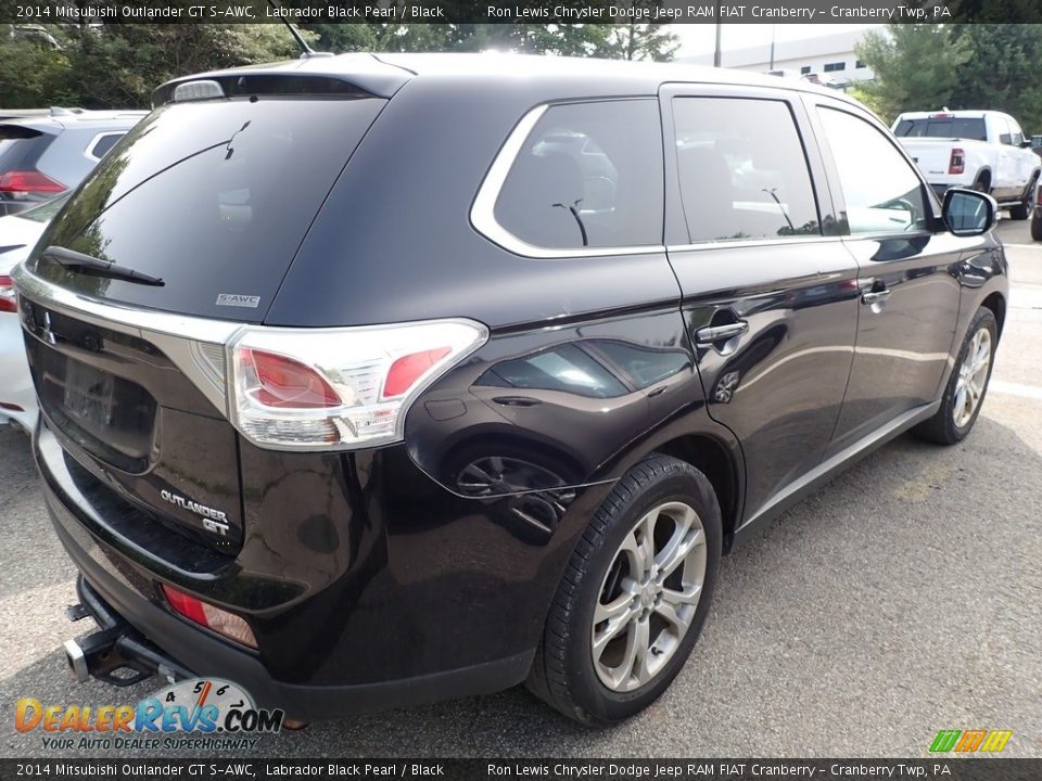 2014 Mitsubishi Outlander GT S-AWC Labrador Black Pearl / Black Photo #4