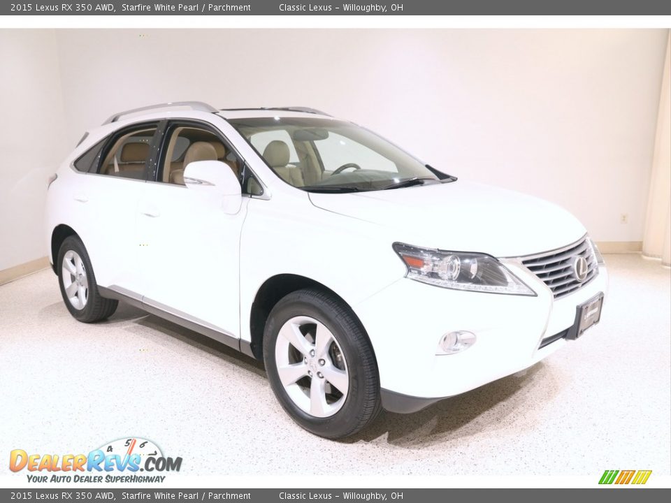 2015 Lexus RX 350 AWD Starfire White Pearl / Parchment Photo #1