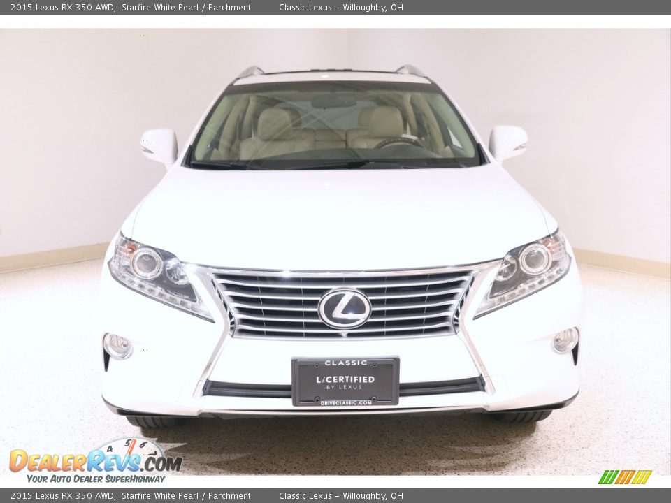 2015 Lexus RX 350 AWD Starfire White Pearl / Parchment Photo #2