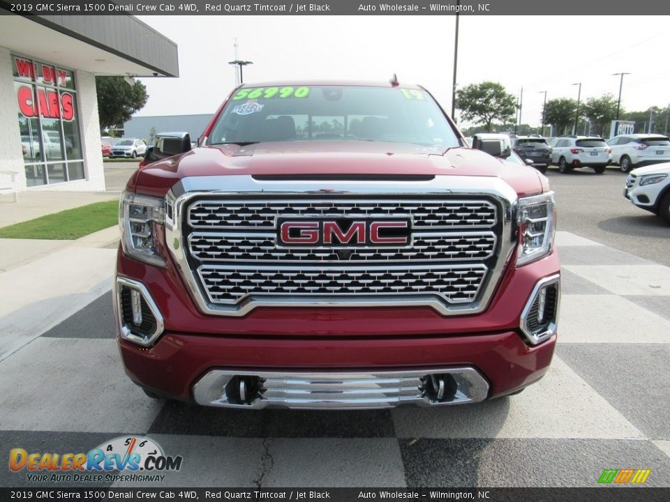 2019 GMC Sierra 1500 Denali Crew Cab 4WD Red Quartz Tintcoat / Jet Black Photo #2