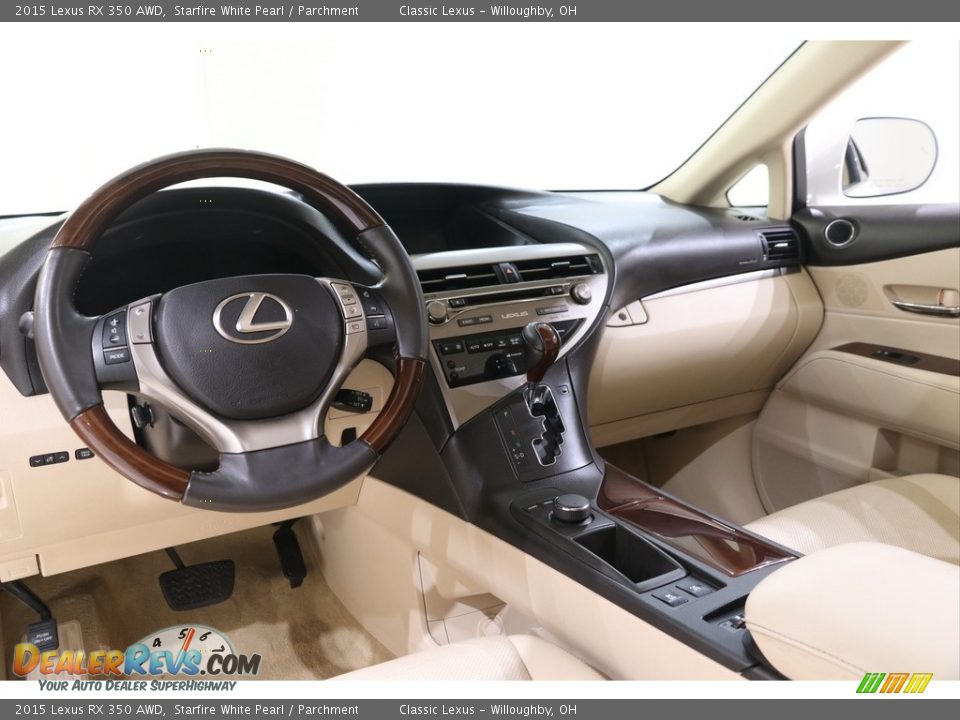 2015 Lexus RX 350 AWD Starfire White Pearl / Parchment Photo #8