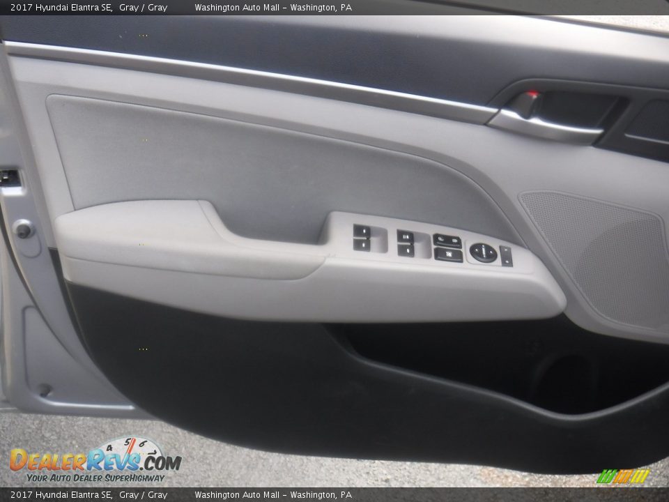 2017 Hyundai Elantra SE Gray / Gray Photo #11