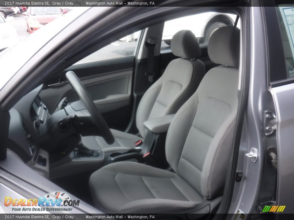 2017 Hyundai Elantra SE Gray / Gray Photo #12